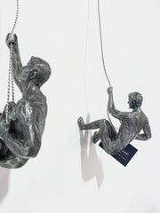 Set Of 2 Abseiling Man Ornament