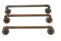 [EKM-AUTOGENERATED]Set Of 3 36Cm Antique Finish Towel Rack