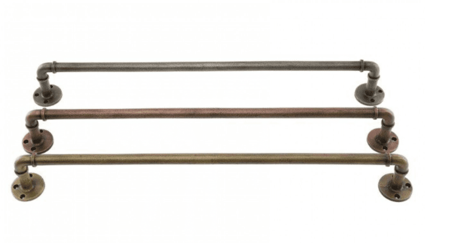 [EKM-AUTOGENERATED]Set Of 3 60Cm Antique Finish Towel Rack