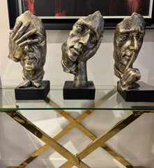 [EKM-AUTOGENERATED]Set Of 3 Bronze See/Hear/Speak No Evil Ornaments