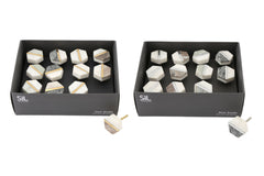 [EKM-AUTOGENERATED]Set Of 4 Solid Marble Hexagon Shaped Door Knob