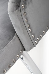 Rocco Brush Velvet Gas Lift Barstool