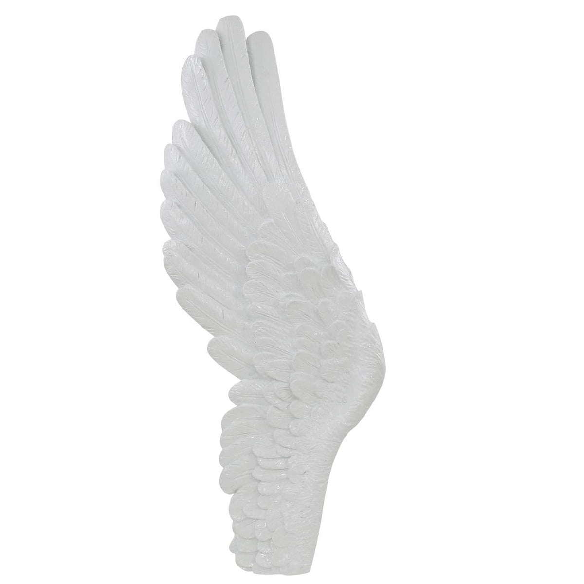 [EKM-AUTOGENERATED]Shiny White Angel Left Wing Wall Decoration
