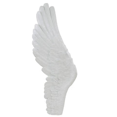 [EKM-AUTOGENERATED]Shiny White Angel Left Wing Wall Decoration