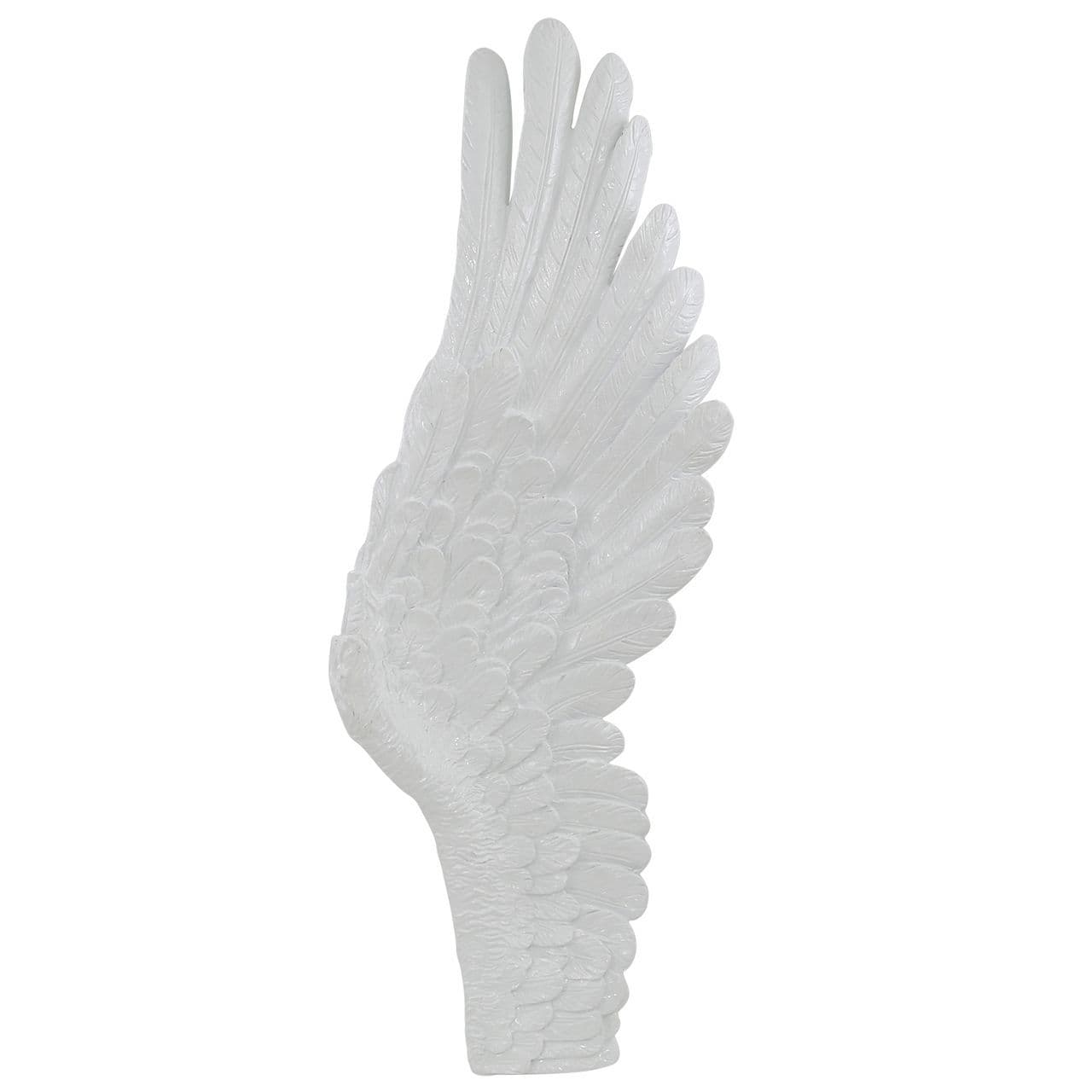 [EKM-AUTOGENERATED]Shiny White Angel Right Wing Wall Decoration