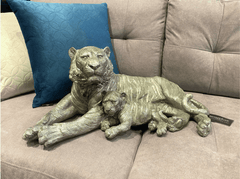 [EKM-AUTOGENERATED]Silver Lifestyle Tiger With Cub
