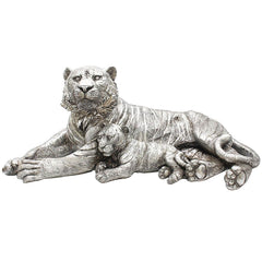 Silver Lifestyle Tiger With Cub