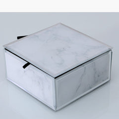 Small Grey Marble Trinket Box