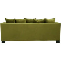 Sofia Moss Velvet 3 Seater Sofa