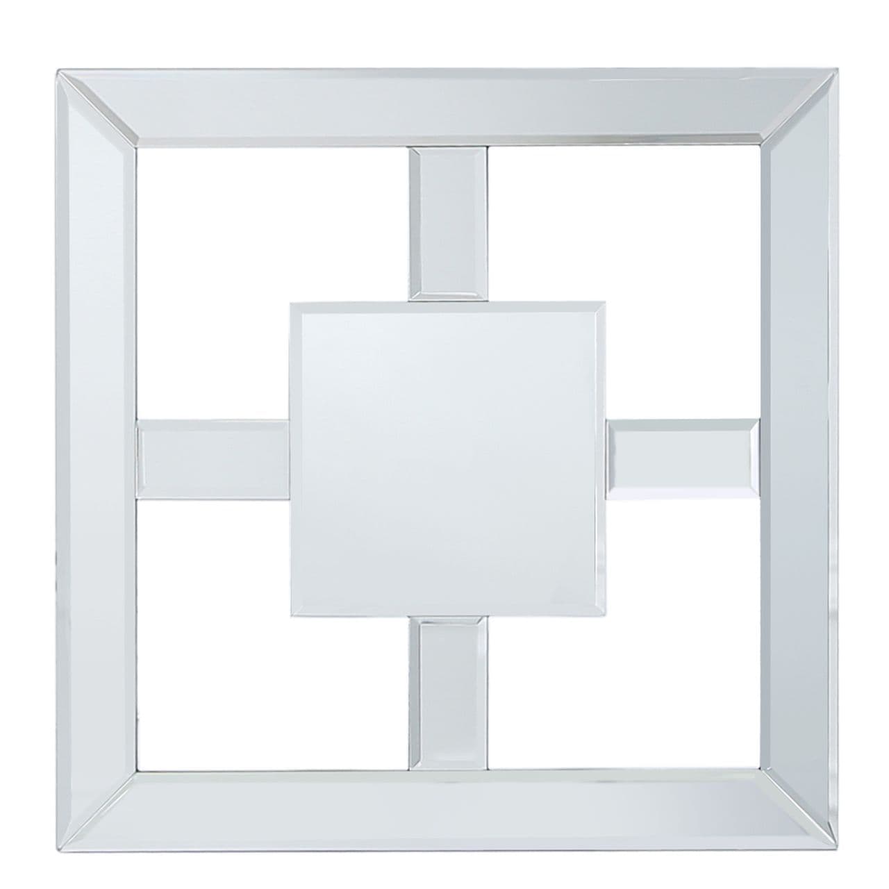 Square Mirror Geo Wall Art  40cm