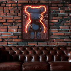 [EKM-AUTOGENERATED]Street Gummy Bear Graffiti Wall Art USB - Home Luxe Interior