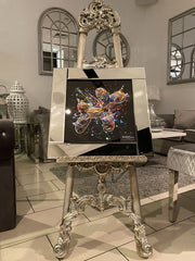 [EKM-AUTOGENERATED]Supernova Sausage Dog Multicolour Wall Art Mirror Frame 55Cm X 55Cm