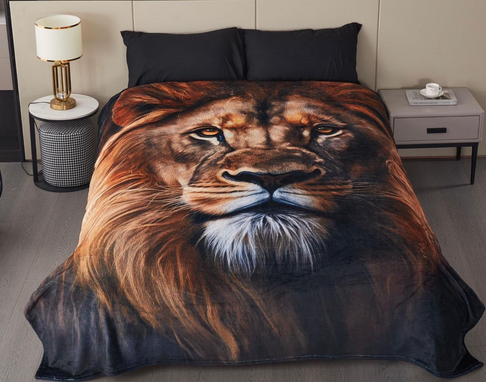 [EKM-AUTOGENERATED]Supersoft Digital Print Blanket Lion