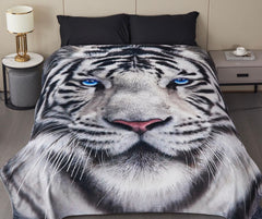 [EKM-AUTOGENERATED]Supersoft Digital Print Blanket White Tiger