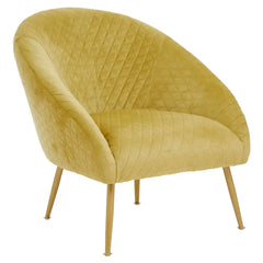 [EKM-AUTOGENERATED]Tania Gold Velvet Occasional Chair