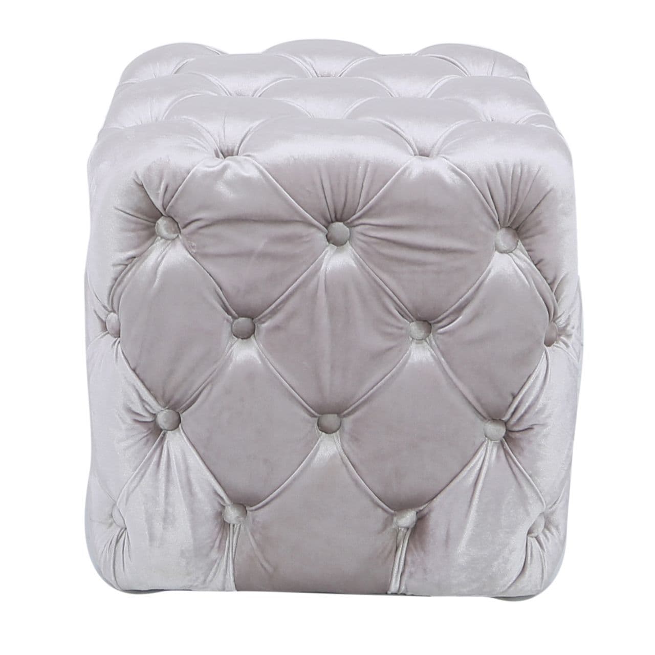 [EKM-AUTOGENERATED]Tanya Tufted Cube Stool Soft Pink