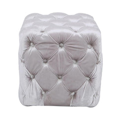 Tiana Tufted Stool Soft Pink