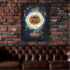 [EKM-AUTOGENERATED]Time Graffiti Wall Art USB By Home Luxe Interior