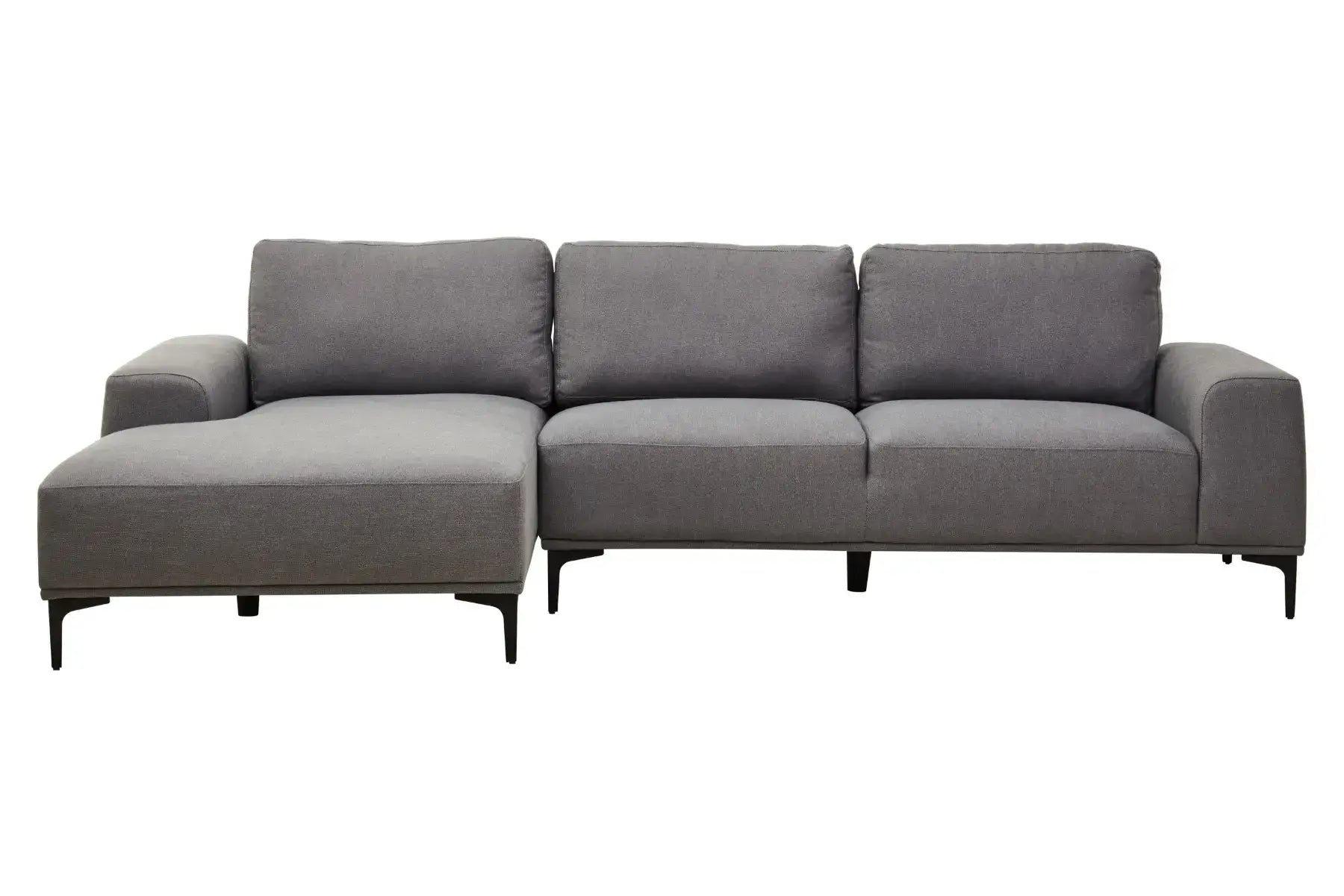 [EKM-AUTOGENERATED]Toulon 3 Seat Grey Fabric Right Chaise Sofa