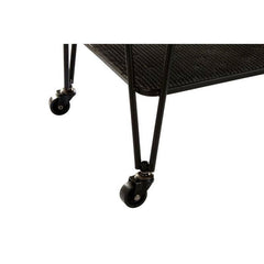 Trento Cart with Grey Glass Top  Home Luxe Interior