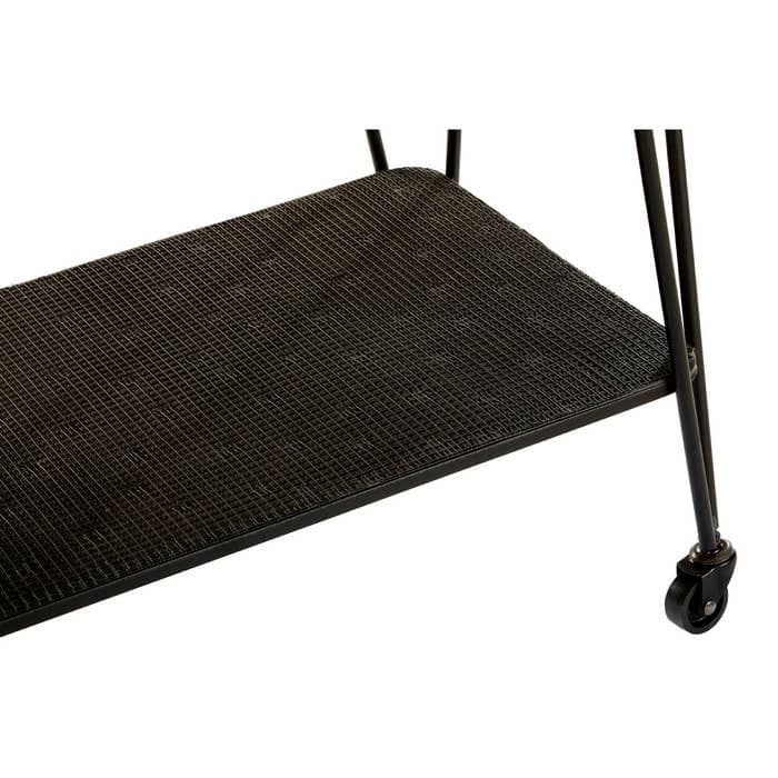 Trento Cart with Grey Glass Top  Home Luxe Interior