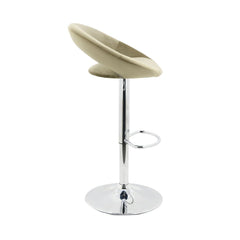 Urban Barstool Round Champagne Velvet