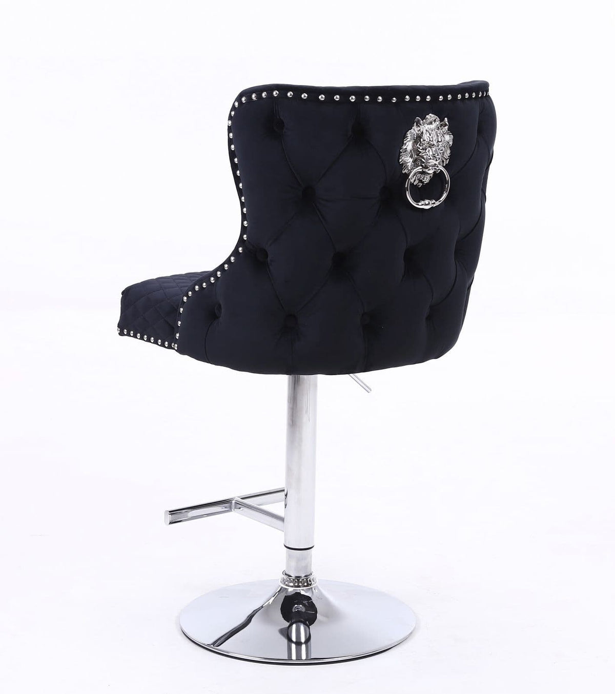 [EKM-AUTOGENERATED]Valencia Fabric Barstool Black