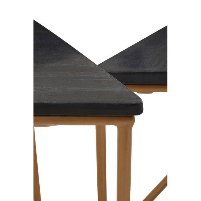 Varana Nest of Three Triangular Tables - Home Luxe Interior