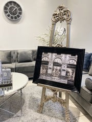 [EKM-AUTOGENERATED]Versace Shop Front Wall Art Black Frame