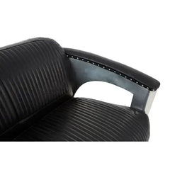 Victor 3 Seater Tufted Leather Sofa