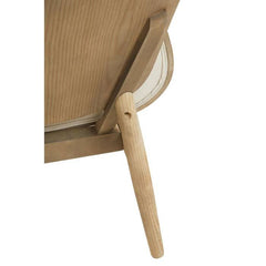 Vinsi Beige Chair With Winged Back  Home Luxe Interior