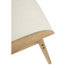 Vinsi Beige Chair With Winged Back  Home Luxe Interior