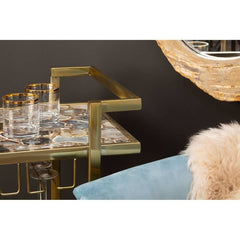 Vita Drinks Trolley in Agate  Home Luxe Interior
