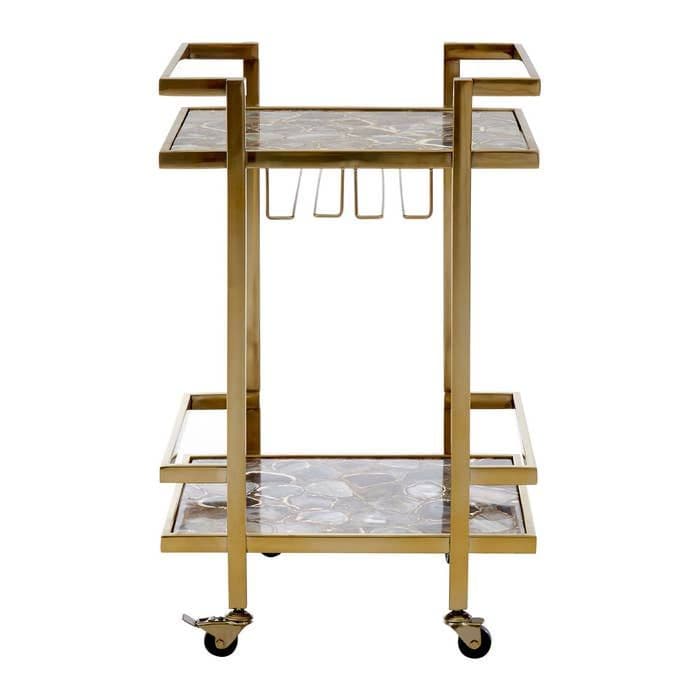 Vita Drinks Trolley in Agate  Home Luxe Interior
