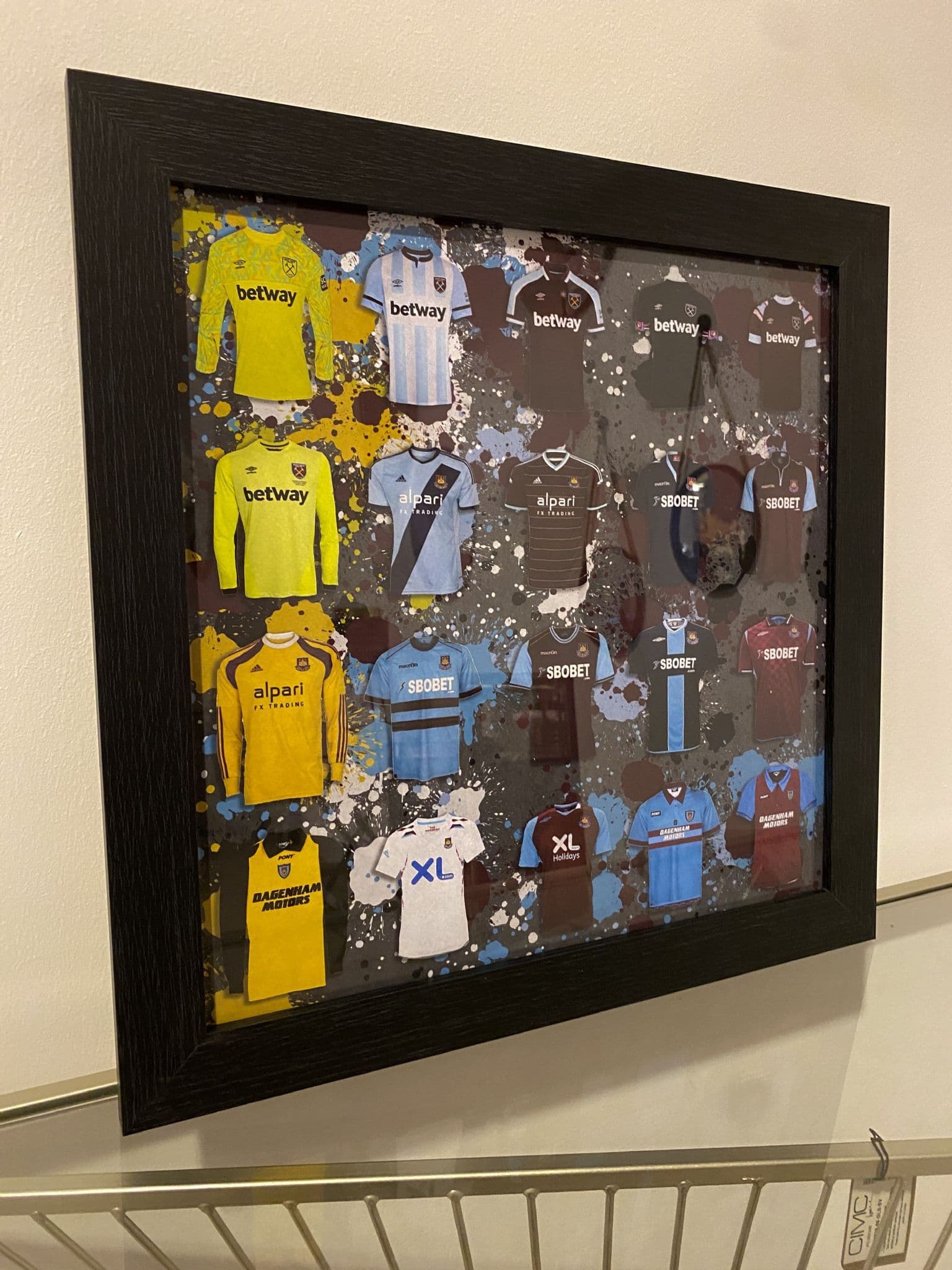 [EKM-AUTOGENERATED]West Ham Football Strip Collection 47Cm X 47Cm