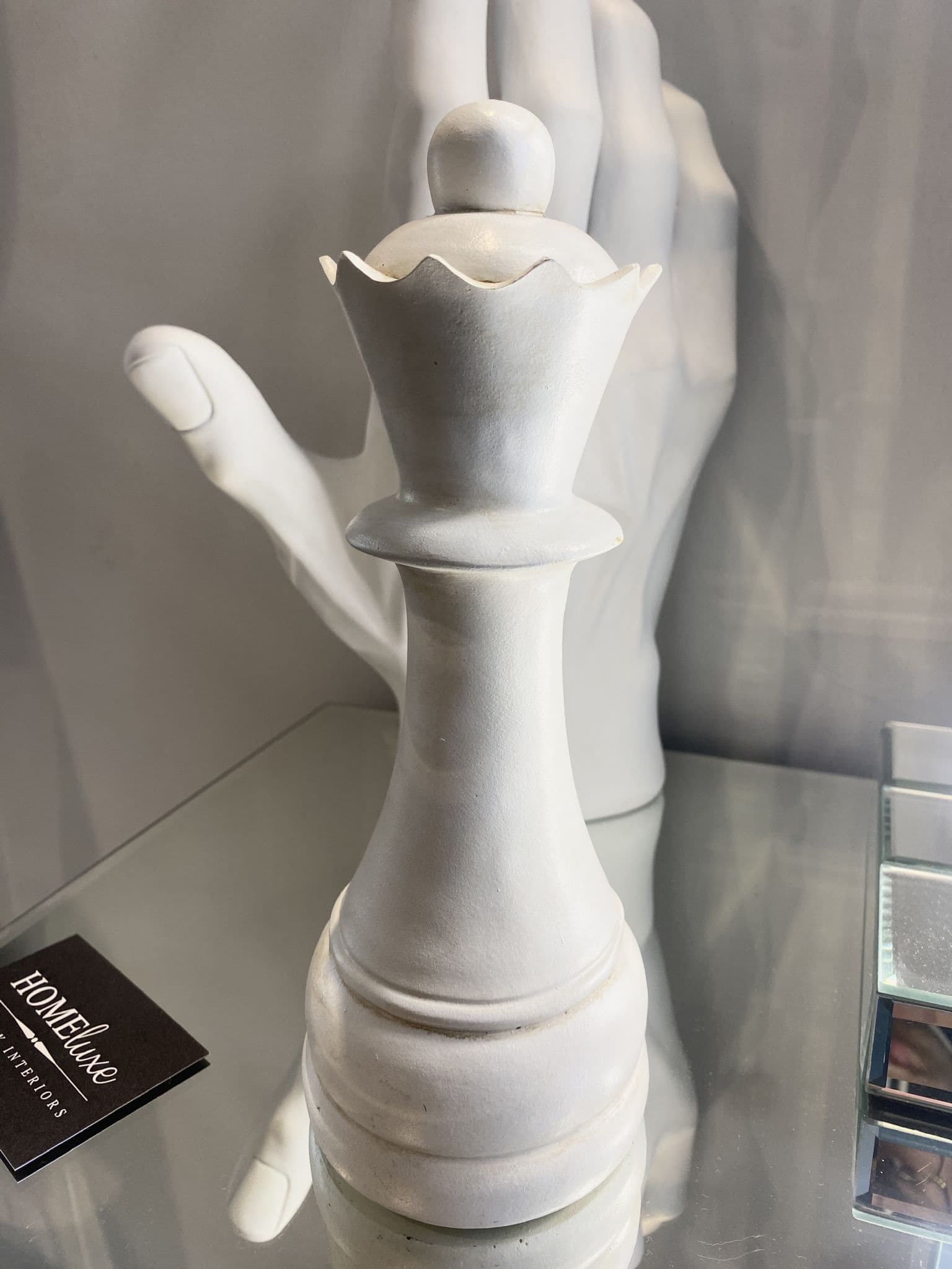 [EKM-AUTOGENERATED]White Chess Piece Décor Ornament