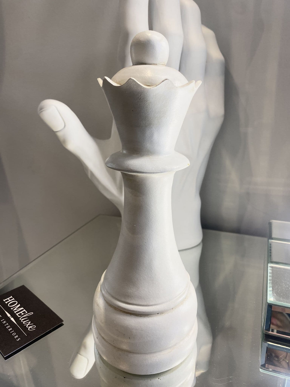 [EKM-AUTOGENERATED]White Chess Piece Décor Ornament