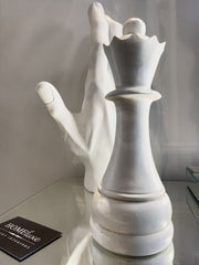 White Chess Piece Décor Ornament