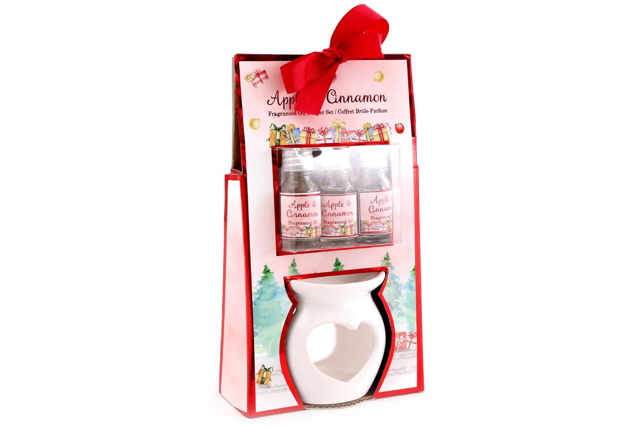 [EKM-AUTOGENERATED]White Oil Burner With Oils Apple & Cinnamon