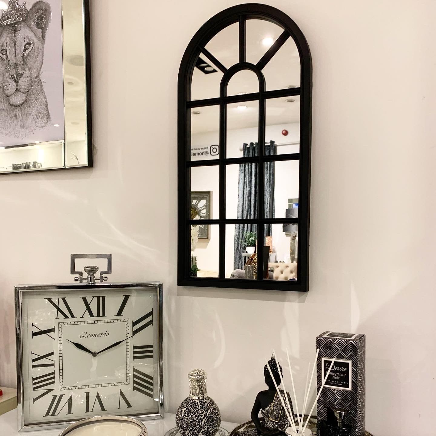 [EKM-AUTOGENERATED]Window Arch Style Wall Mirror