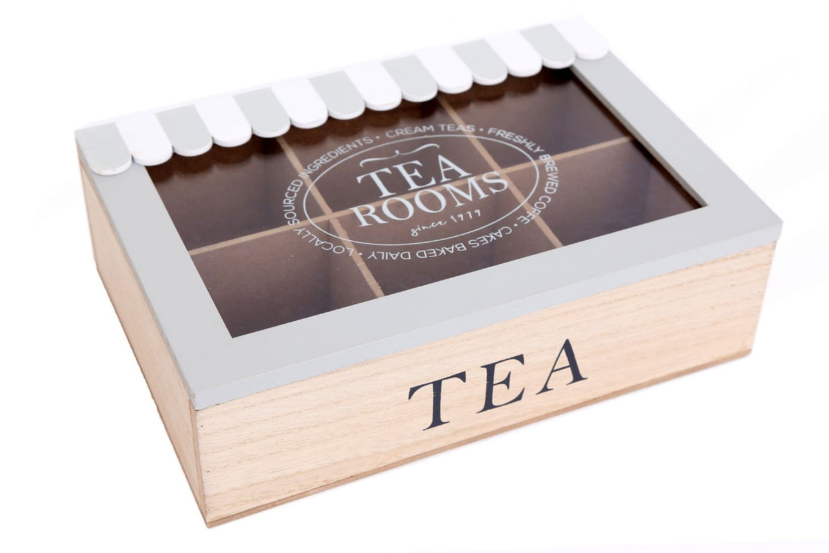[EKM-AUTOGENERATED]Wooden Canopy Tea Box 6 Section