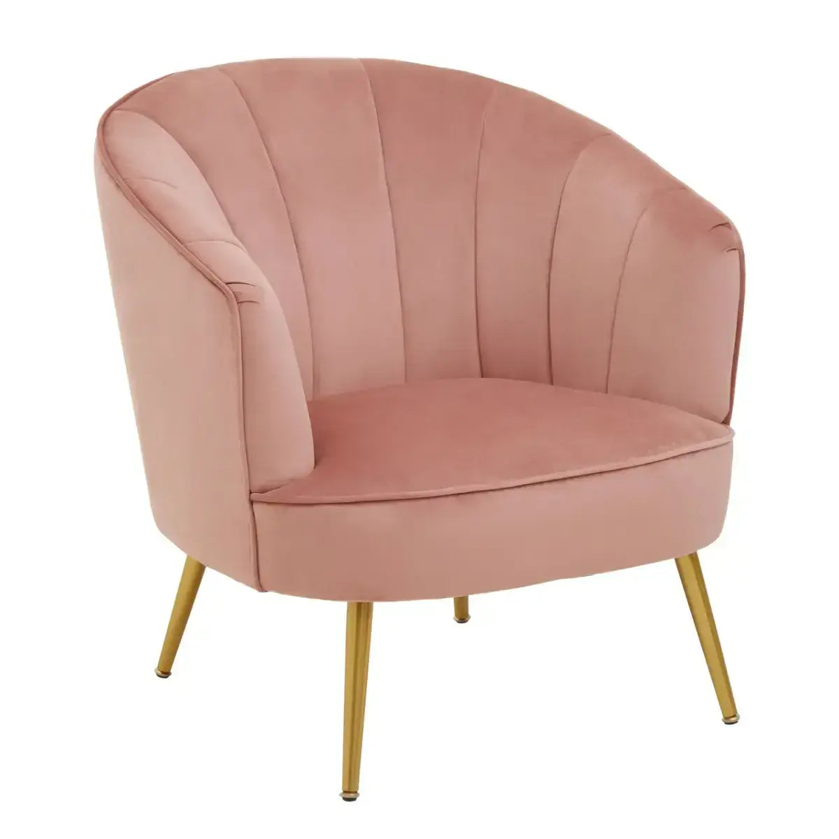 [EKM-AUTOGENERATED]Yolanda Pink Velvet Chair